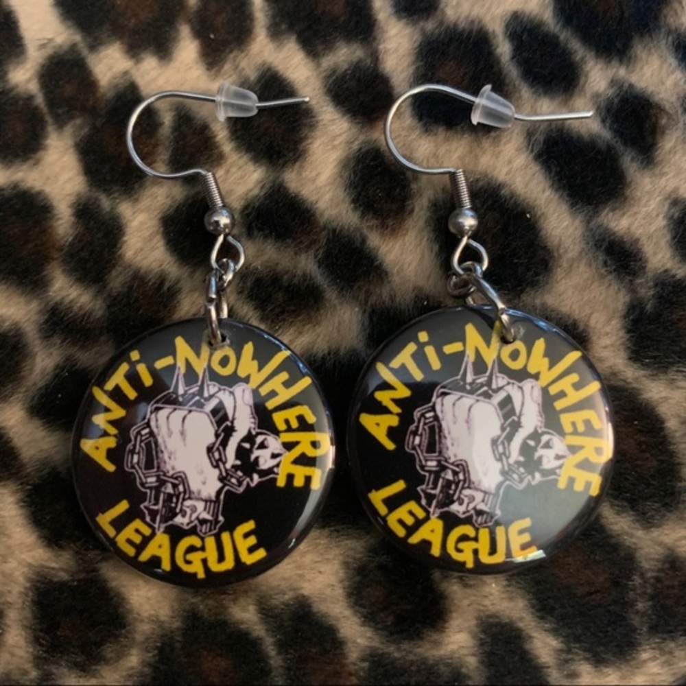 Anti Nowhere League Earrings